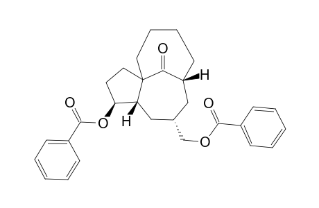 8-(Benzoylmethyl)-11-(benzyl)tricyclo[8.3.0.1(1,6)]tetradecan-14-one