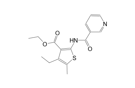 ethyl 4-ethyl-5-methyl-2-[(3-pyridinylcarbonyl)amino]-3-thiophenecarboxylate