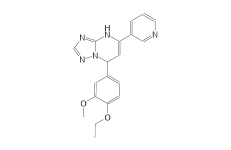 7-(4-ethoxy-3-methoxyphenyl)-5-(3-pyridinyl)-4,7-dihydro[1,2,4]triazolo[1,5-a]pyrimidine