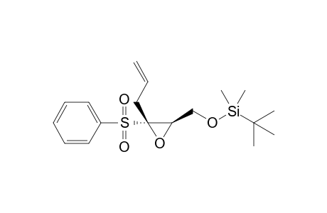 tert-Butyl-dimethyl-[[(2R,3R)-3-(phenylsulfonyl)-3-prop-2-enyl-oxiran-2-yl]methoxy]silane