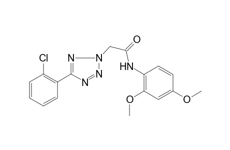 2-[5-(2-chloro-phenyl)-tetrazol-2-yl]-N-(2,4-dimethoxy-phenyl)-acetamide