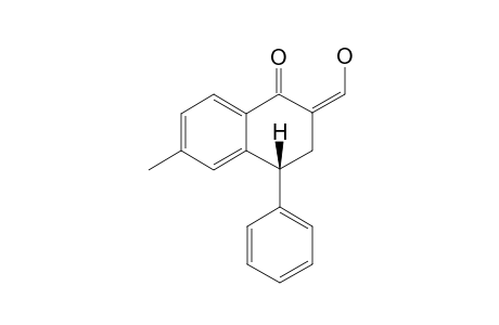 (Z)-2-(HYDROXYMETHYLENE)-6-METHYL-4-PHENYL-3,4-DIHYDRO-NAPHTHALEN-1(2H)-ONE