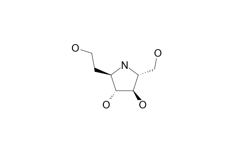 2,5-IMINO-2,5,6-TRIDEOXY-D-MANNO-HEPTITOL;6-DEOXY-HOMO-2R,5R-BIS-(HYDROXYMETHYL)-3R,4R-DIHYDROXYPYRROLIDINE