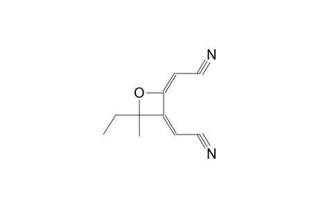 2-METHYL-2-ETHYL-3,4-DI(CYANOMETHYLENE)OXETANE