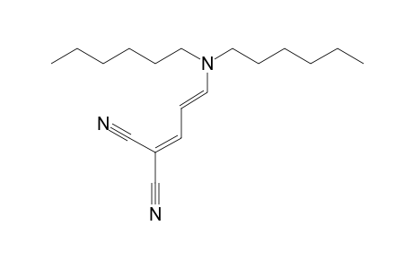 Propanedinitrile, 2-[3-(dihexylamino)-2-propen-1-ylidene]-