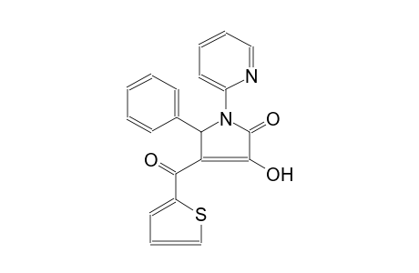 3-Hydroxy-5-phenyl-1-(2-pyridyl)-4-(2-thenoyl)-3-pyrrolin-2-one
