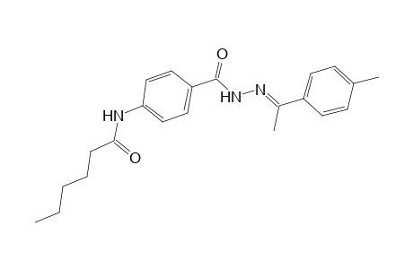 Hexanamide, N-[4-[1-(4-methylphenyl)ethylidenehydrazinocarbonyl]phenyl]-