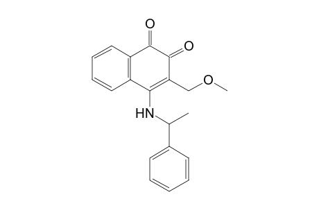 4-(.alpha.-Methylbenzylamino)-3-(methoxymethyl)-1,2-naphthalenedione