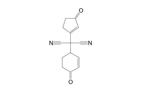 2-(4-ketocyclohex-2-en-1-yl)-2-(3-ketocyclopenten-1-yl)malononitrile