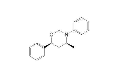 (4S,6S)-4-methyl-3,6-diphenyl-1,3-oxazinane