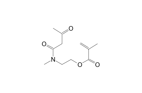2-Propenoic acid, 2-methyl-, 2-[(1,3-dioxobutyl)methylamino]ethyl ester