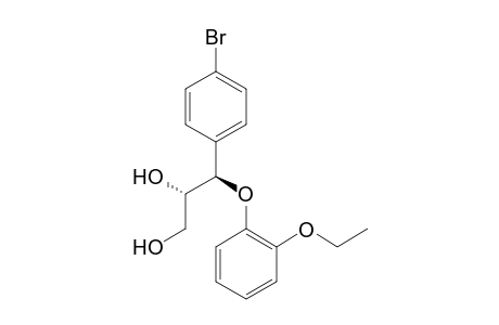 (2S,3R)-3-(p-Bromophenyl)-3-(2'-ethoxyphenoxy)propane-1,2-diol