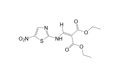 {[(5-nitro-2-thiazolyl)amino]methylene}malonic acid, diethyl ester