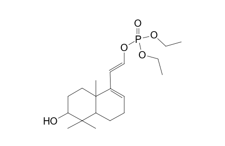 1,5,5-Trimethyl-10-[1-(diethylphosphonoxy)ethenyl]bicyclo[4.4.0]dec-9-en-4-ol
