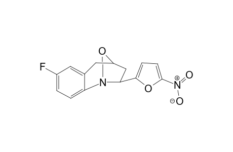 (2SR,4RS)-7-fluoro-2-(5-nitrofuran-2-yl)-2,3,4,5-tetrahydro-1,4-epoxy-1-benzazepine