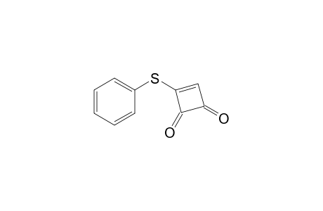 3-Phenylthio-3-cyclobuten-1,2-dione