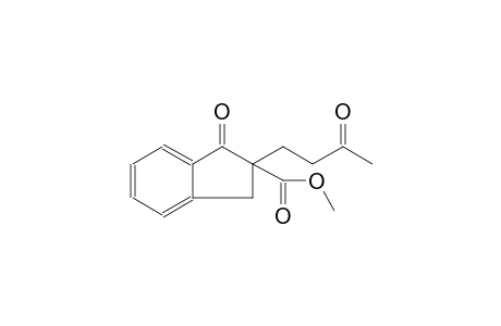 1H-Indene-2-carboxylic acid, 2,3-dihydro-1-oxo-2-(3-oxobutyl)-, methyl ester