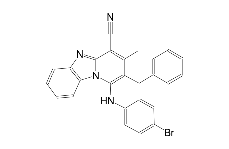 2-benzyl-1-(4-bromoanilino)-3-methylpyrido[1,2-a]benzimidazole-4-carbonitrile