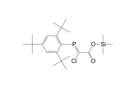 Trimethylsilyl-(Z)-2-chloro-2-[ 2',4',6'-tri(t-butyl)phenyl ]phosphanylideneacetate