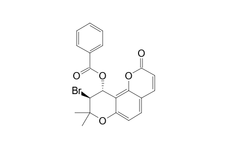 (+/-)-TRANS-3'-BrOMO-4'-BENZOYLOXY-3',4'-DIHYDROSESELIN