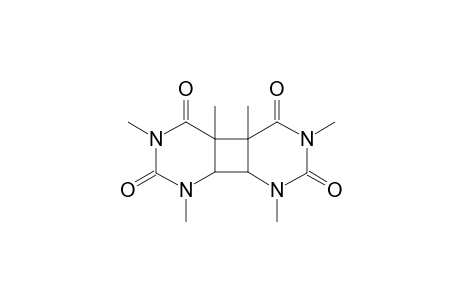 Cyclobuta[1,2-d:4,3-d']dipyrimidine-2,4,5,7(3H,6H)-tetrone, hexahydro-1,3,4a,4b,6,8-hexamethyl-, (4a.alpha.,4b.beta.,8a.beta.,8b.alpha.)-