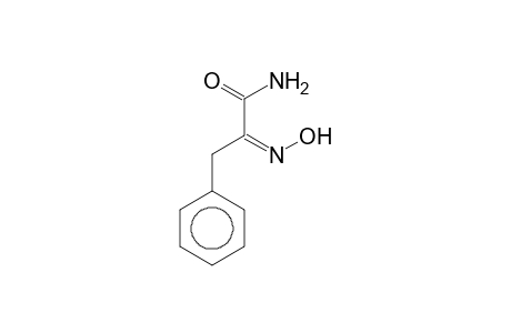 Pyruvamide, 3-phenyl-, 2-oxime