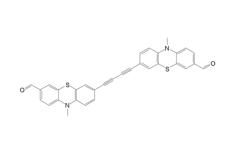 1,4-bis{3'-Formyl-N-methyldibenzo[2,3-a : 5,6-a'](1,4)-thiazin-9'-yl]buta-1,3-diyne