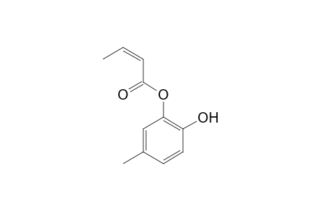cis-2-Hydroxy-5-methylphenyl But-2-enoate
