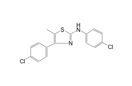 N,4-bis(4-chlorophenyl)-5-methyl-1,3-thiazol-2-amine