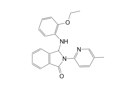 1H-isoindol-1-one, 3-[(2-ethoxyphenyl)amino]-2,3-dihydro-2-(5-methyl-2-pyridinyl)-