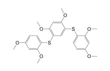 Benzene, 1,5-bis[(2,4-dimethoxyphenyl)thio]-2,4-dimethoxy-