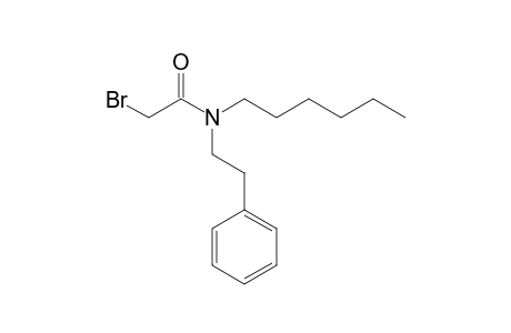 Acetamide, 2-bromo-N-(2-phenylethyl)-N-hexyl-