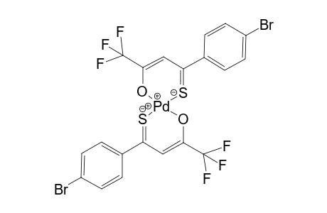 Bis[1,1,1-trifluoro-4-(4-bromophenyl)-4-thioxo-2-butanonato]palladium