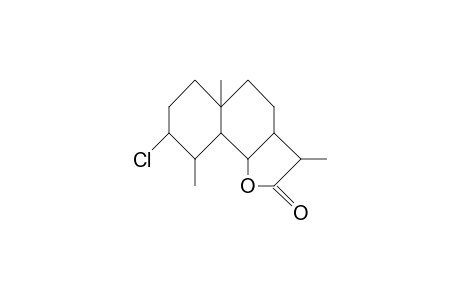 3a-Chloro-5,7aH,4,6,11bH-eudesman-6,12-olide