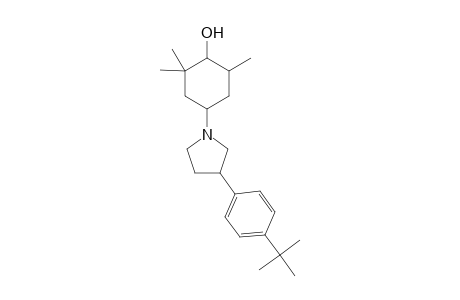 Cyclohexanol, 4-[3-[4-(1,1-dimethylethyl)phenyl]-1-pyrrolidinyl]-2,2,6-trimethyl-