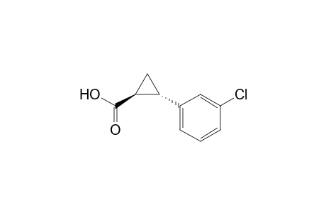 2-(3-Chlorophenyl)-1-cyclopropanecarboxylic acid