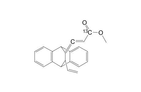 Methyl 3-[12'-ethenyl- 9',10'-dihydro-9',10'-ethanoanthracene-11'-ylidene]-[1-(13C)]-prop-2-enoate