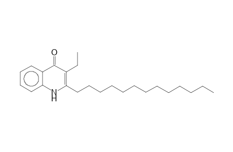 Quinolin-4(1H)-one, 3-ethyl-2-tridecyl-