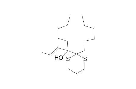 trans-7-Propenyl-1,5-dithiaspiro(5,12)octadecan-7-ols