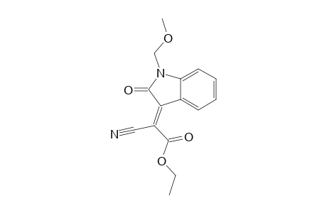 (E)-Ethyl 2-cyano-2-(1-(methoxymethyl)-2-oxoindolin-3-ylidene)acetate