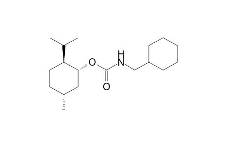 Cyclohexylmethyl-carbamic acid (1R,2S,5R)-2-isopropyl-5-methyl-cyclohexyl ester