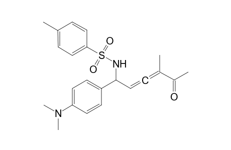 N-[1-(4'-Methyl-4'-((dimethylamino)phenyl)-5'-oxohexa-2',3'-dienyl)]-4-methylbenzene-sulfonamide