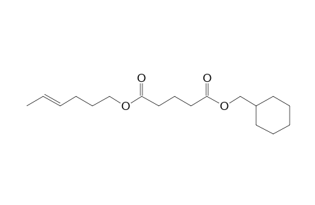 Glutaric acid, hex-4-en-1-yl cyclohexylmethyl ester