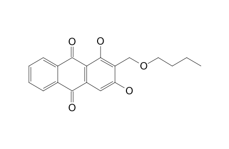 2-N-BUTOXYMETHYL-1,3-DIHYDROXYANTHRAQUINONE