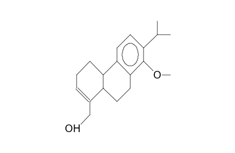 2-Hydroxymethyl-7,7-(3-isopropyl-4-methoxy-benzo)-trans-bicyclo(4.4.0)dec-2-ene