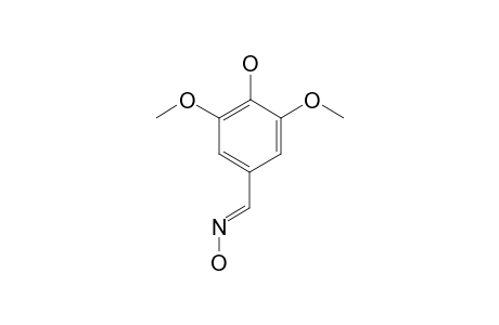 3,5-DIMETHOXY-4-HYDROXY-BENZALDOXIME
