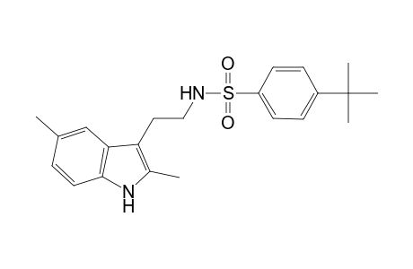 4-tert-Butyl-N-[2-(2,5-dimethyl-1H-indol-3-yl)ethyl]benzenesulfonamide