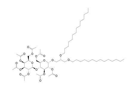 3-O-[2,3,6-TRI-O-ACETYL-4-O-(2,3,4,6-TETRA-O-ACETYL-BETA-D-GALACTOPYRANOSYL)-ALPHA-D-GLUCOPYRANOSYL]-1,2-DI-O-TETRADECYL-SN-GLYCEROL