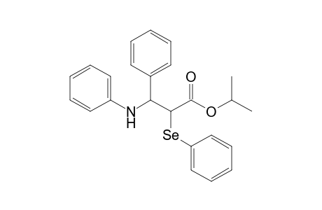i-Propyl 3-(phenylamino)-2-(phenylseleno)-3-(phenyl)propanoate