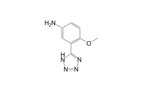 benzenamine, 4-methoxy-3-(1H-tetrazol-5-yl)-